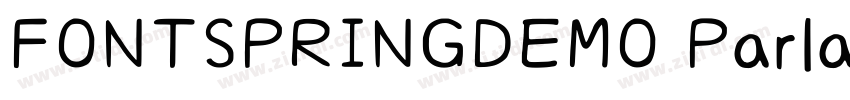 FONTSPRINGDEMO Parla字体转换